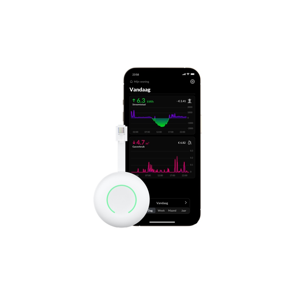 HomeWizard P1 Meter met Energy app