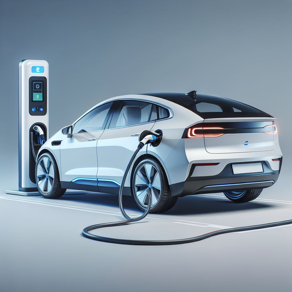 Elektrische wagen en laadpaal 