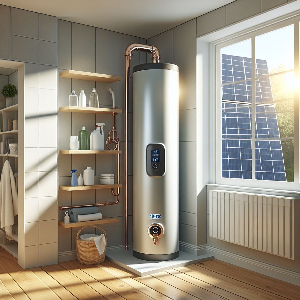warmtepompboiler met zonnepaneel